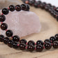Mala 108 con pietre naturali di Granato, Perla Guru Rame, rame