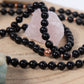 Mala con pietre di Shungite, Perla Guru Rame, rame