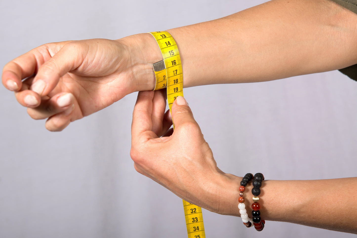 Bracciale Mala Avventurina, Giada, Pietra lavica e Rame