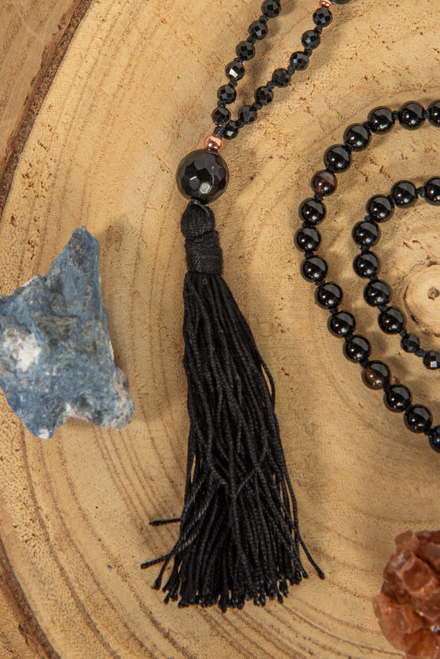 Mala 108 perle di Onice, Pietra Guru Onice