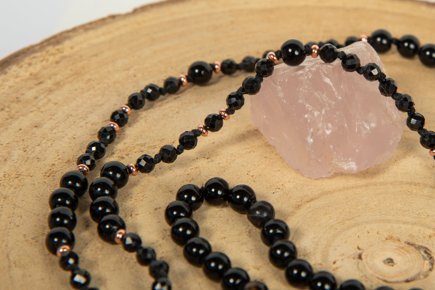 Mala 108 perle di Onice, Pietra Guru Onice