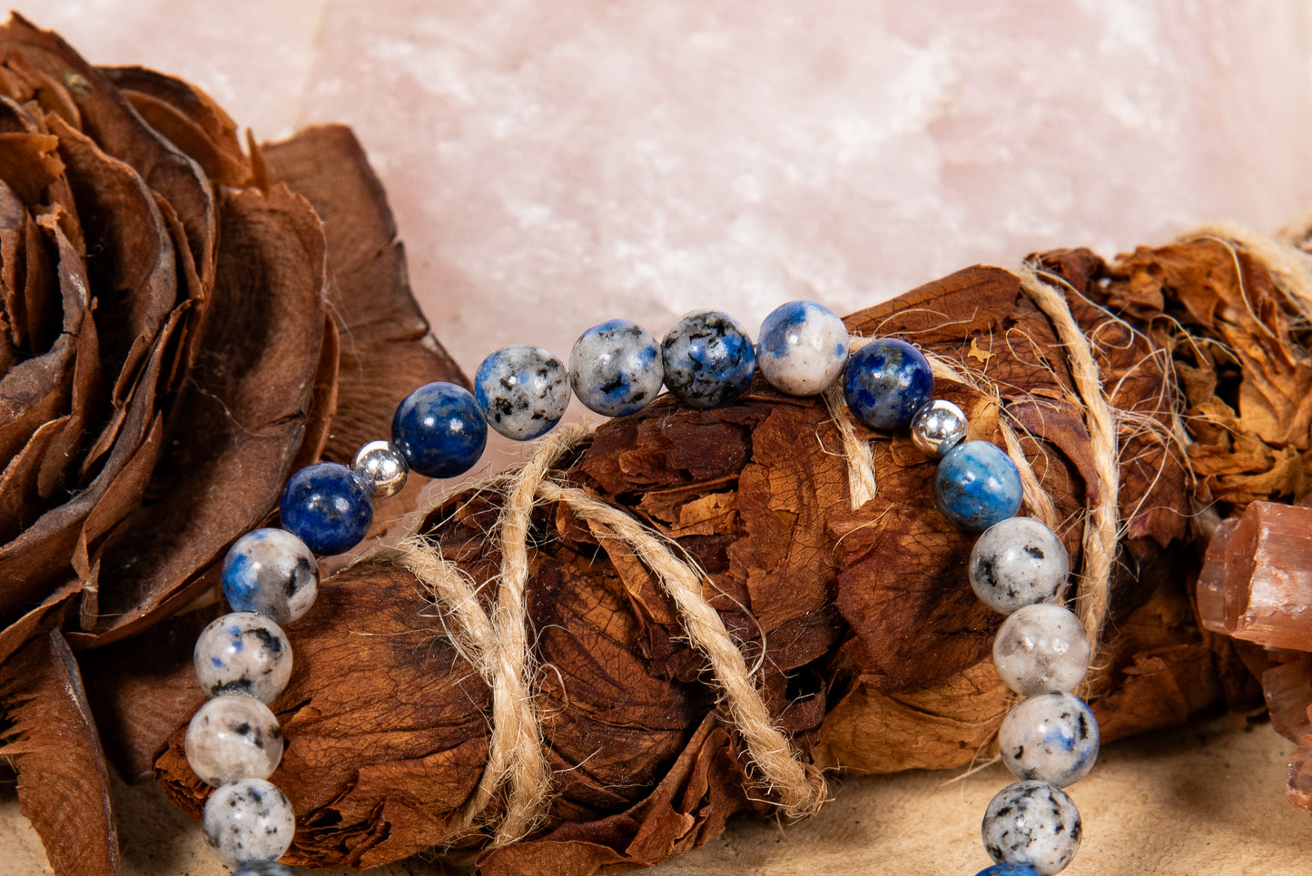 Lapislazzuli, diaspro k2, lava, argento 925