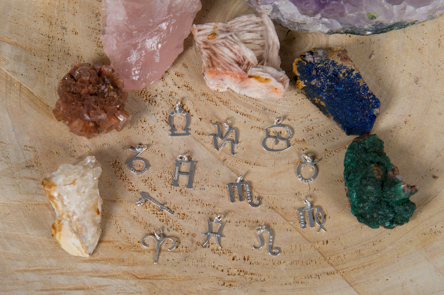 Amazzonite, onice, lava, argento 925, charms