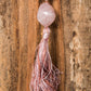 Mala in Quarzo rosa, Pietra Guru Quarzo in rosa, Rame