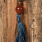 Mala in Labradorite, Pietra Guru Agata rossa e Rame