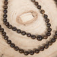 Mala in Bronzite, Argento dorato 925, Placcato Oro 14 kt
