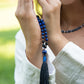 Mala da meditazione in Lapislazzuli e Pietra Lavica con Olio Essenziale – 108 perle
