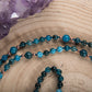 Mala Apatite, Pietra Guru Amazzonite, Rame