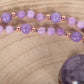 Mala in Ametista lavanda, Pietra Guru Ametista e Rame