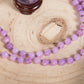 Mala in Ametista lavanda, Pietra Guru Ametista e Rame