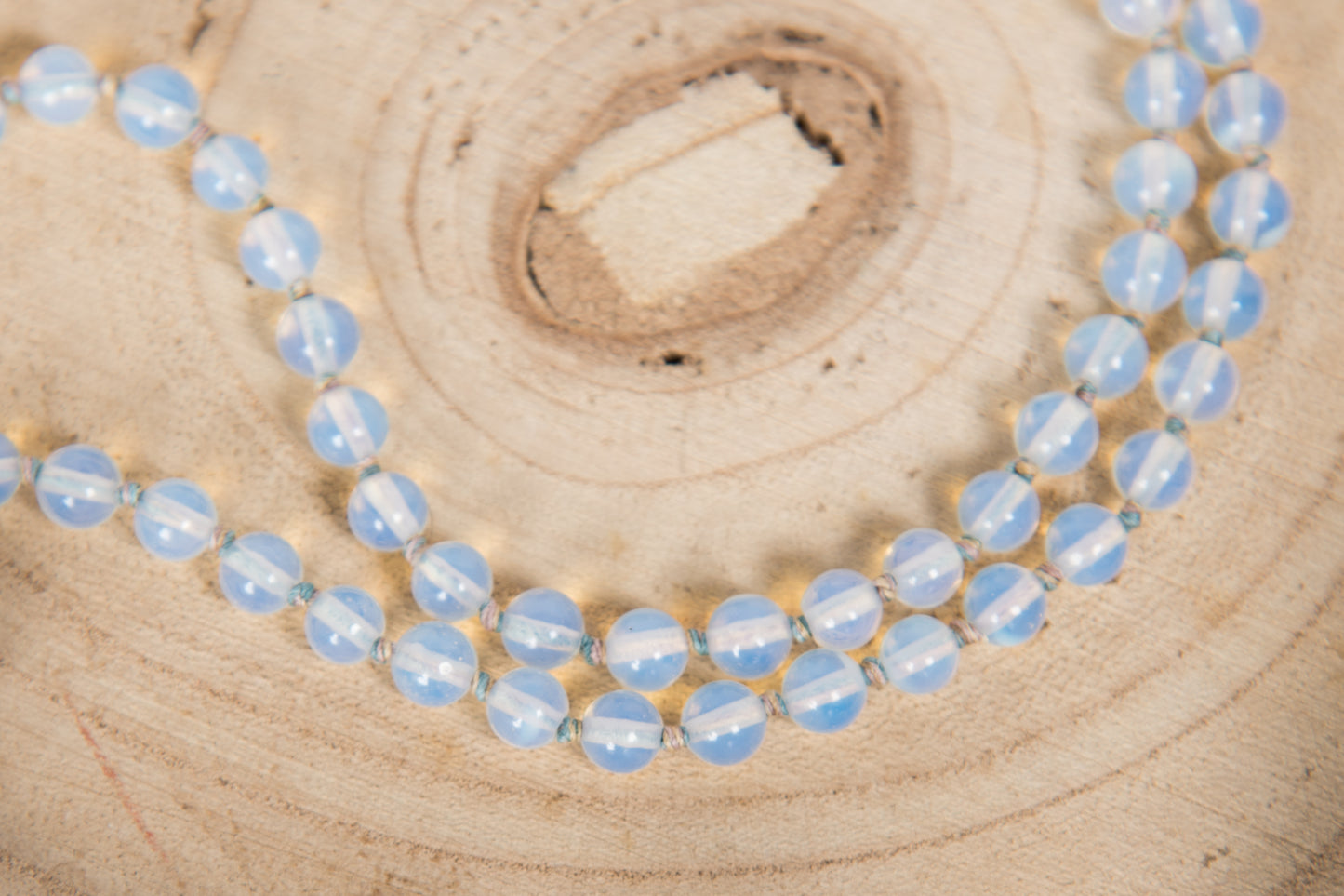 Mala in Opalite, Pietra Guru Lapislazzuli e Rame