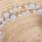 Mala in Opalite, Pietra Guru Lapislazzuli e Rame