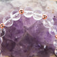 Bracciale Mala Acquamarina, Cristallo di rocca, Pietra lavica e Rame