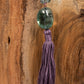 Mala 108 da meditazione in Fluorite, Pietra Guru Fluorite, Rame