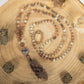 Mala collana 108 in Pietra di luna, Pietra Guru Agata, Rame