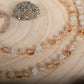 Mala collana 108 in Quarzo Citrino, Pietra guru Quarzo Citrino e Rame