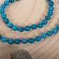 Mala da meditazione in Apatite, Pietra Guru Apatite e Rame