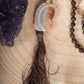 Mala Bronzite, Pietra guru Agata, Argento dorato 925, Placcato Oro 14 kt