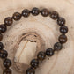 Mala Bronzite, Pietra guru Agata, Argento dorato 925, Placcato Oro 14 kt