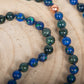 Mala collana 108 Azzurrite, Pietra guru Lapislazzuli, Rame
