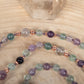 Mala 108 da meditazione in Fluorite, Pietra Guru Fluorite, Rame
