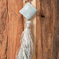 Mala con 108 perle di Occhio di bue, Amazzonite, Lapislazzuli, Apatite, Perla Guru Amazzonite