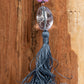 Mala collana 108 perle Kunzite, Pietra Guru Fluorite, Rame