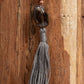 Mala collana con 108 perle di Kunzite, Pietra Guru Quarzo fantasma, Rame