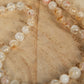 Mala collana 108 perle Quarzo citrino, pietra guru Agata, rame