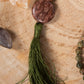 Mala con 108 perle di Unakite, Pietra Guru Diaspro, Rame