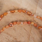 Mala con 108 perle di Corniola, Pietra Guru Buddha Corniola