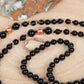 Mala con 108 perle in Onice, Pietra Guru Onice, Rame