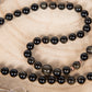 Mala da meditazione in Ossidiana dorata, Pietra Guru Agata, Rame