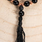 Bracciale Mala Unakite, Onice, Pietra lavica e Rame