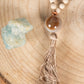 Mala in Diaspro bianco, Pietra Guru Agata, Rame