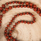 Mala in Diaspro rosso, Pietra Guru Agata, Rame