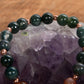 Bracciale Mala Agata Muschiata, Corniola, Pietra lavica e Rame