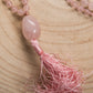Mala Quarzo rosa, Pietra Guru Quarzo rosa, Rame