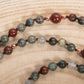 Mala in Eliotropio Diaspro Sanguigno, Pietra Guru Agata e rame