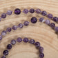 Mala in Ametista, Pietra guru Calcite gialla, Argento dorato 925, Placcato Oro 14kt