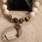 Occhio di tigre, Diaspro fossile, Charm Chiave in Rame