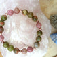 Bracciale perle 8mm rodonite, unakite, rame