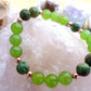 Bracciale perle 8mm avventurina, giada africana, rame