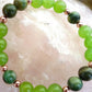Bracciale perle 8mm avventurina, giada africana, rame