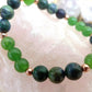 Bracciale perle 8mm azzurrite, avventurina, rame