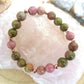 Bracciale perle 8mm rodonite, unakite, rame