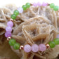 Bracciale perle 6mm kunzite, avventurina, rame