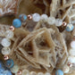 Bracciale perle 6mm quarzo citrino, diaspro imperiale, rame