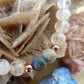 Bracciale perle 6mm quarzo citrino, diaspro imperiale, rame
