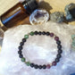 Onice, tormalina, lava, argento dorato 925